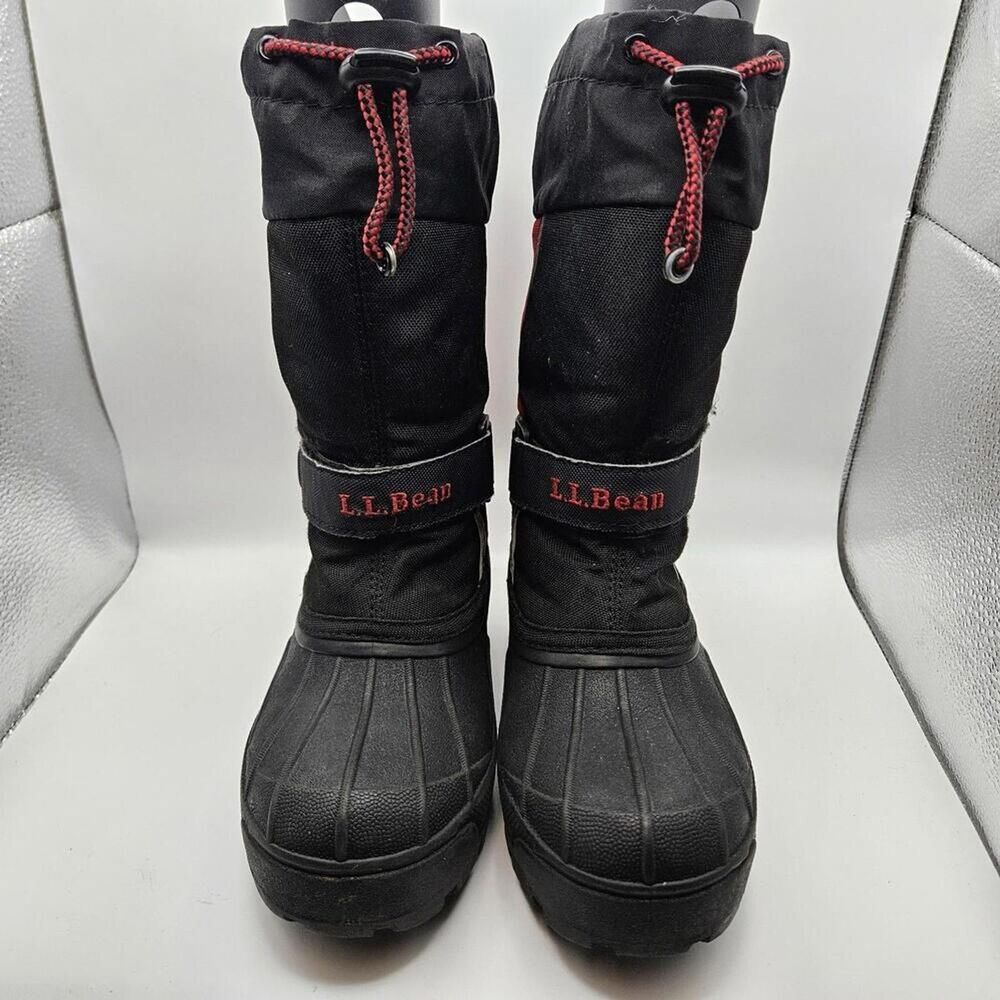 LL Bean Kids Northwoods Insulated Lined Cold Winter Outdoor Snow Boots Size 13